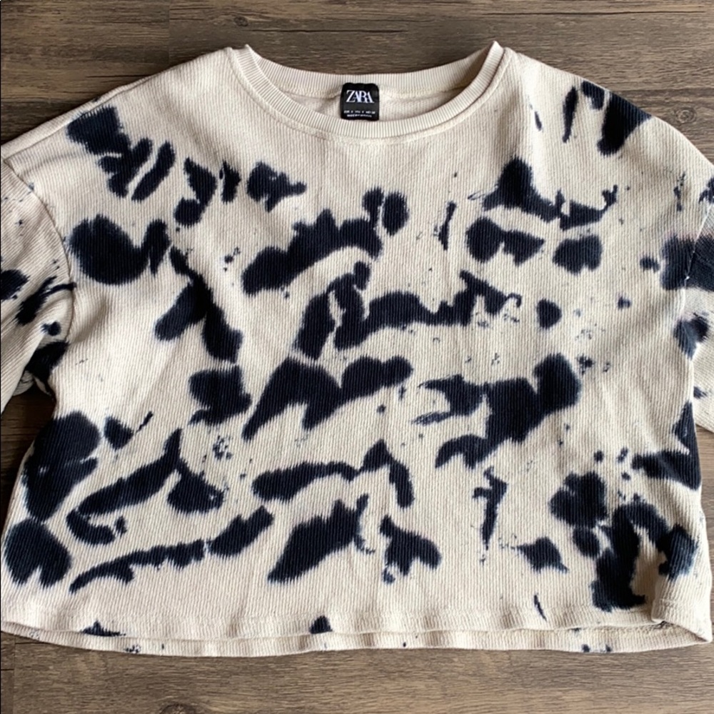 Zara tie dye sweater
